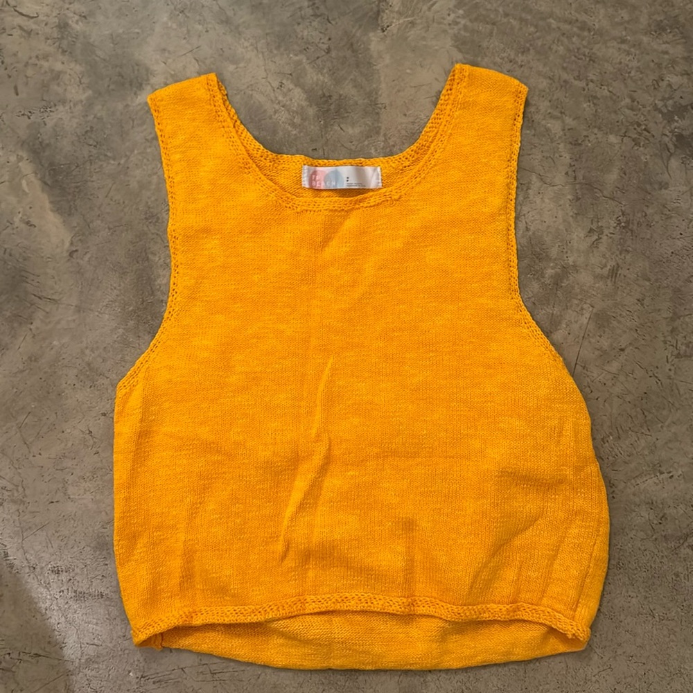 Free People Knit Cropped Tank